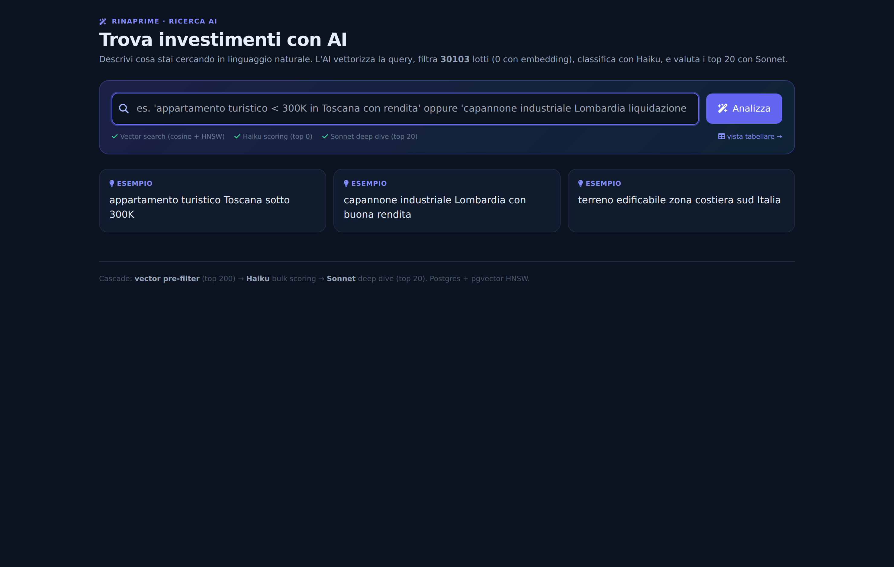 AI deal search